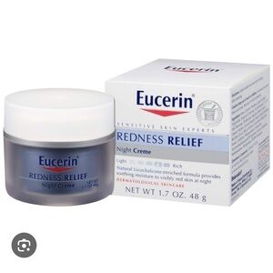 Eucerin Redness Relief, Night Creme 1.70 oz New In Box NIB